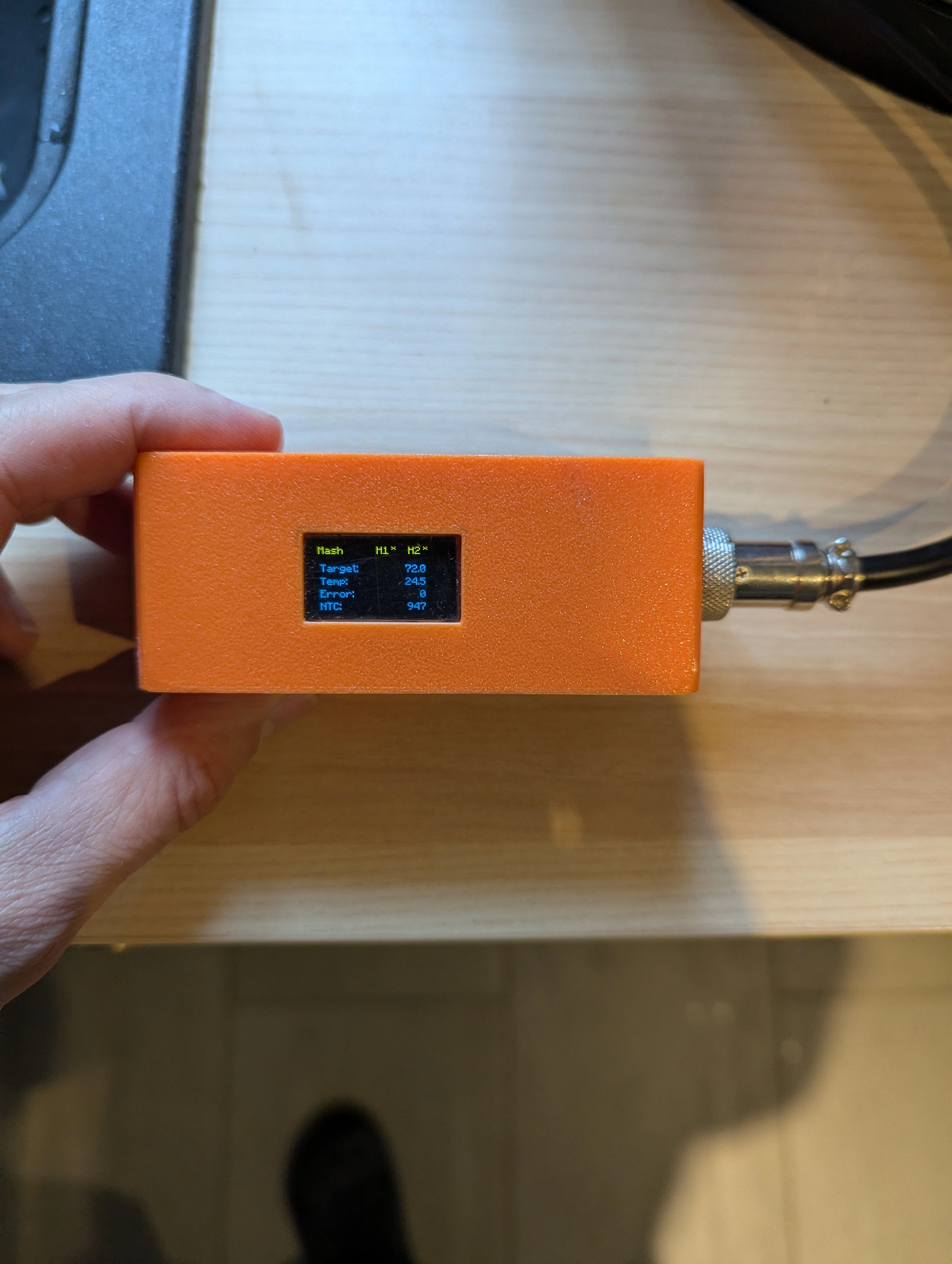 A photograph of the bluetooth temp controller